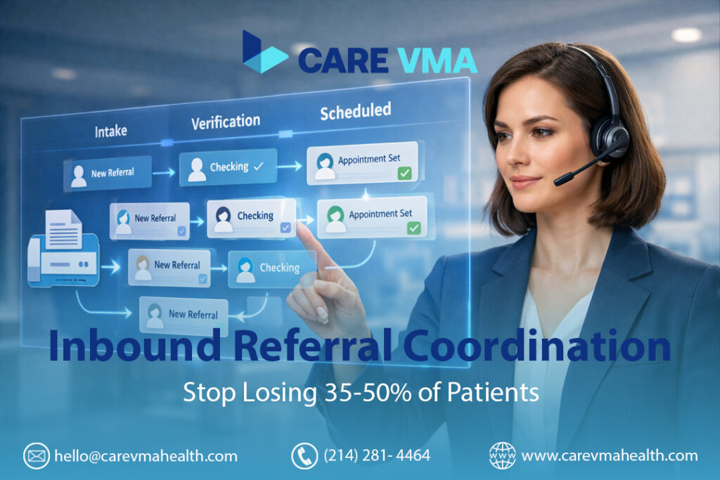Inbound Referral Coordination: Stop Losing 35-50% of Patients