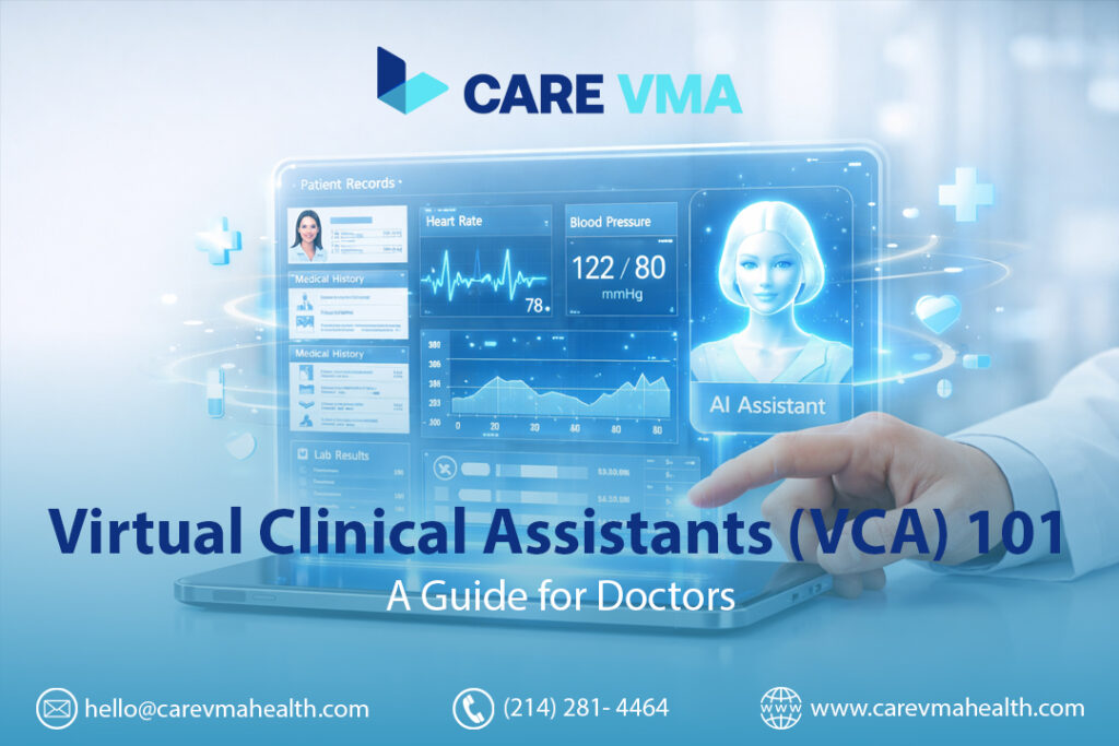 Virtual Clinical Assistants (VCA) 101 [A Guide for Doctors]