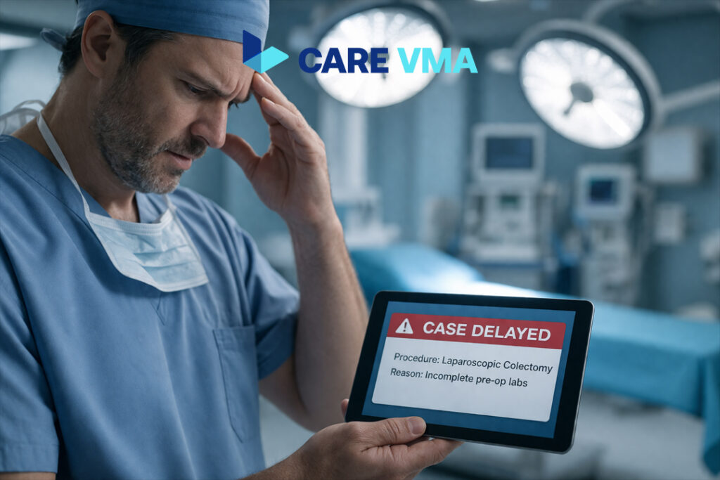 A surgeon expresses frustration over a surgical case cancellation, highlighting the negative impact of poor surgical coordination on OR utilization.