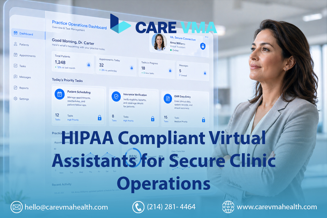 HIPAA Compliant Virtual Assistants for Secure Clinic Operations