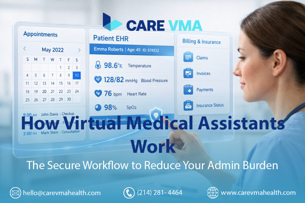 How Virtual Medical Assistants Work: The Secure Workflow to Reduce Your Admin Burden