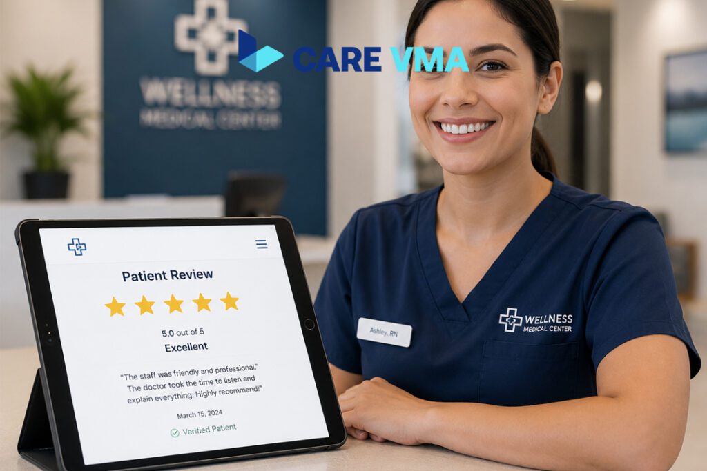 Improving clinic reputation and patient satisfaction scores through professional VMA communication.