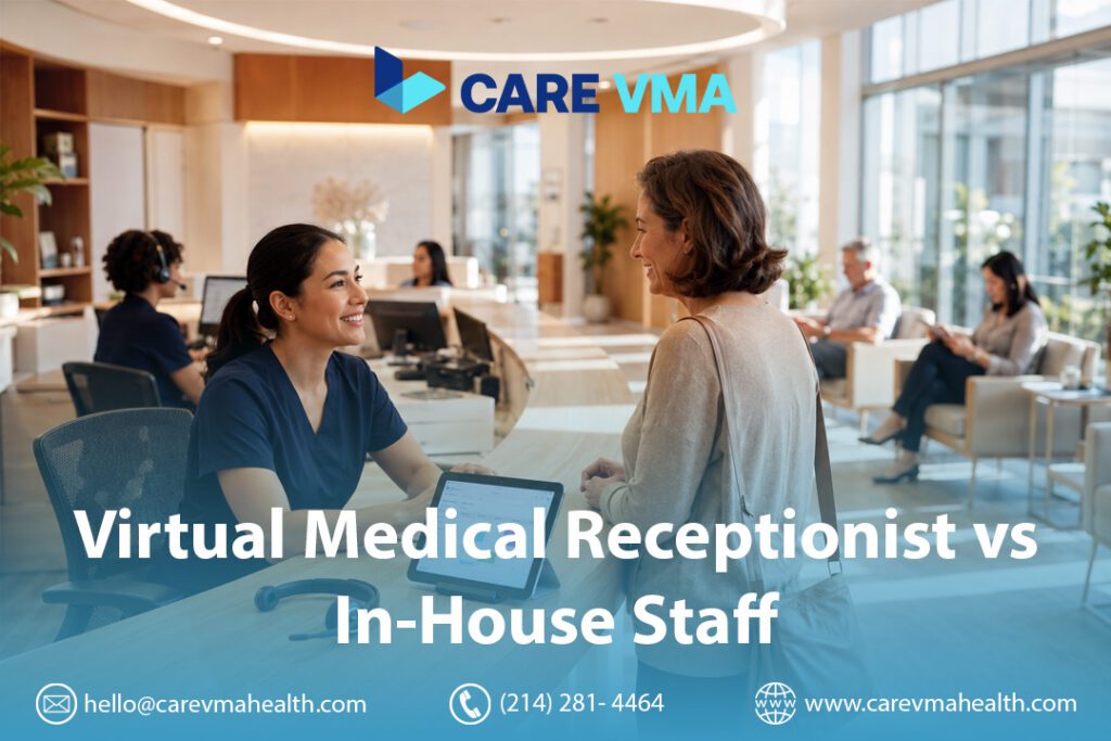 Virtual Medical Receptionist vs In-House Staff: The ROI Guide for Modern Medical Practices