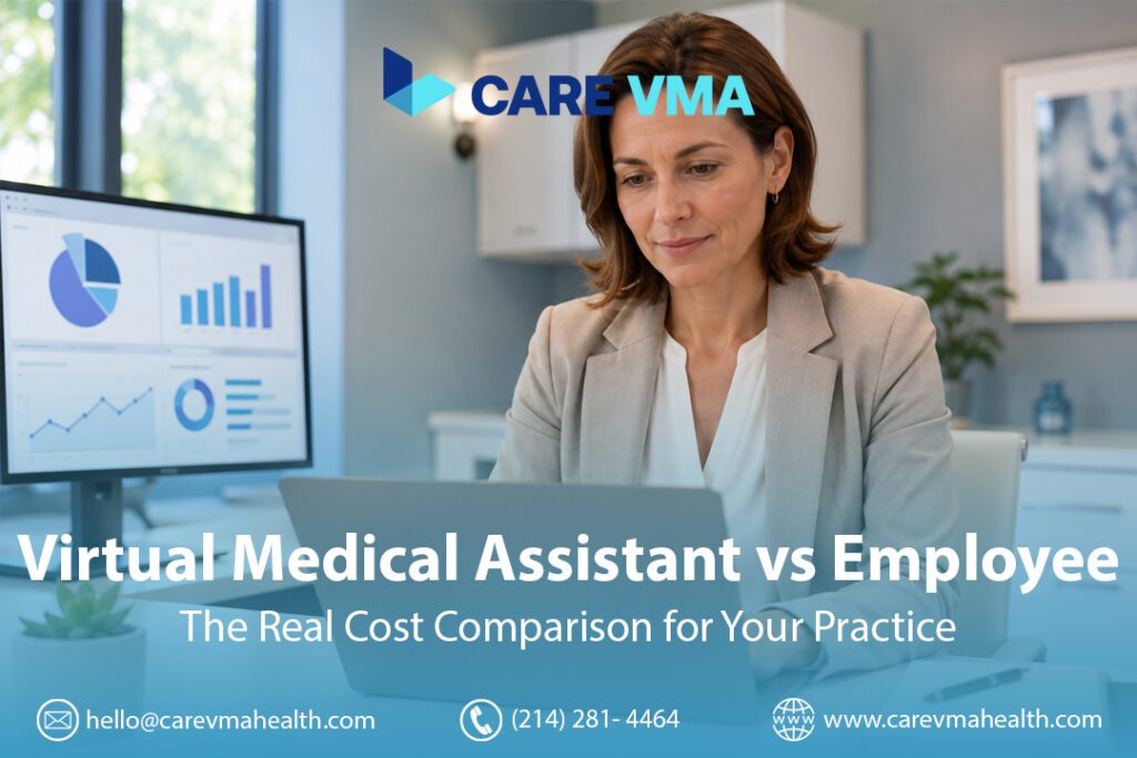 Virtual Medical Assistant vs Full-Time Employee: The Real Cost Comparison for Your Practice