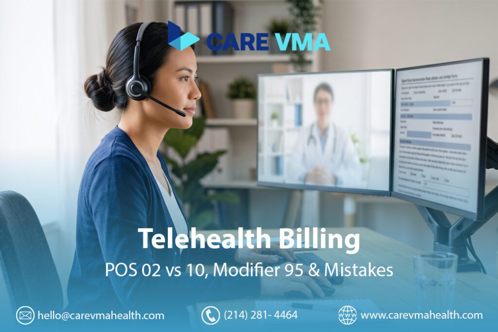Telehealth Billing: POS Codes, Modifiers, and the Mistakes That Cost Practices